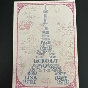 Wooden Paris Sign